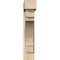 Ekena Millwork Merced Block Rough Sawn Bracket w/ Offset Brace, Douglas Fir, 8"W x 34"D x 42"H BKT0806X34X42MRC05RDF - alternate 3